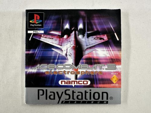 Ace Combat 3 Electrosphere handleiding Playstation 1 Platinum - PS1