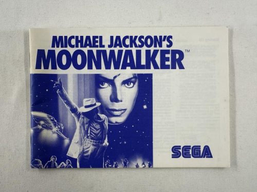 Michael Jackson's Moonwalker handleiding SEGA Master System