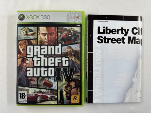 GTA 4 / Grand Theft Auto IV + poster Xbox 360