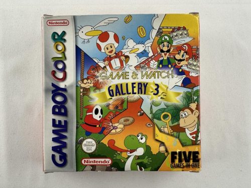 Game & Watch Gallery 3 Compleet Nintendo Gameboy Color - GBC