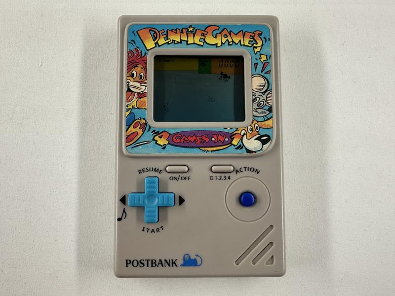 Pennie Games 4 Games in 1 vintage handheld - Postbank
