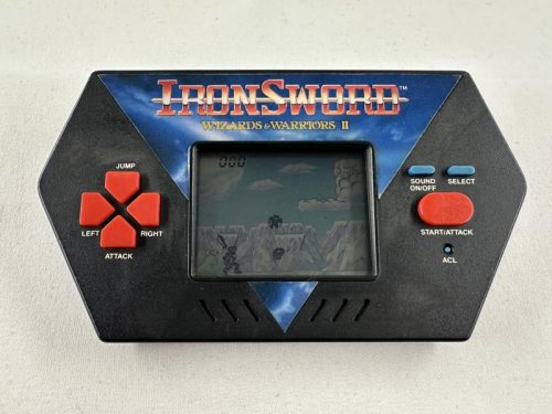 Iron Sword Wizards & Warriors II vintage handheld 1989 - Acclaim