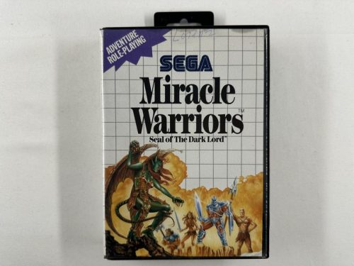 Miracle Warriors Seal of The Dark Lord SEGA Master System