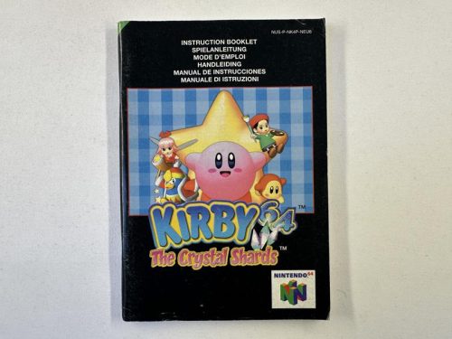 Kirby The Crystal Shards Handleiding Nintendo 64 - N64