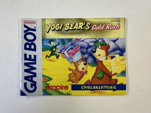 Yogi Bear's Gold Rush Handleiding Nintendo Gameboy