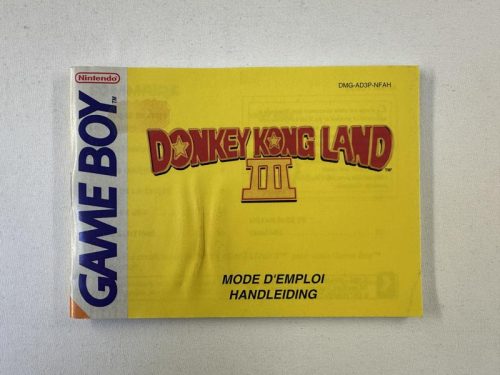 Donkey Kong Land 3 Handleiding Nintendo Gameboy
