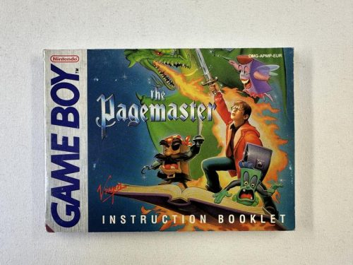 The Pagemaster Handleiding Nintendo Gameboy