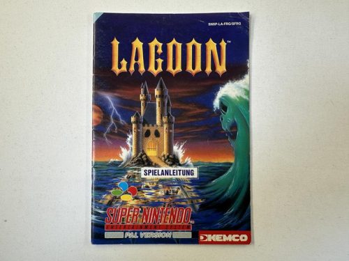 Lagoon Handleiding (Duits) Super Nintendo SNES