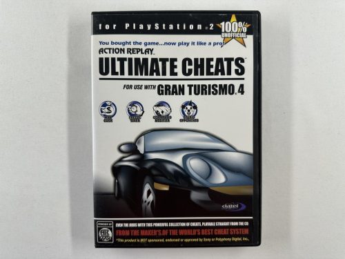 Action Replay Ultimate Cheats Gran Turismo 4 Playstation 2 - PS2