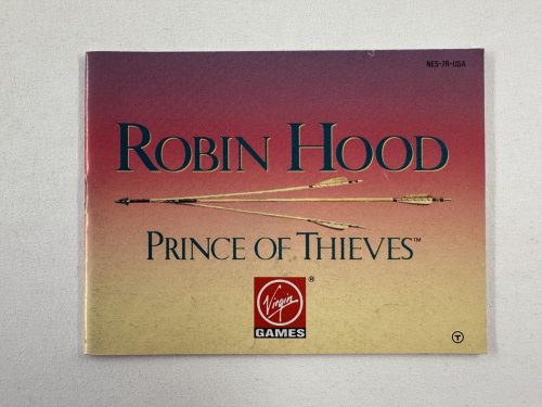 Robin Hood Prince of Thieves Handleiding (USA) Nintendo NES