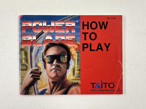 Power Blade Handleiding Nintendo NES
