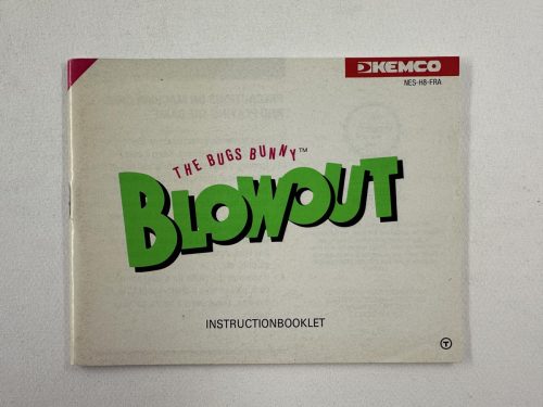 The Bugs Bunny Blowout Handleiding Nintendo NES