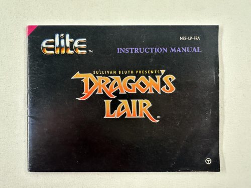 Dragon's Lair Handleiding Nintendo NES