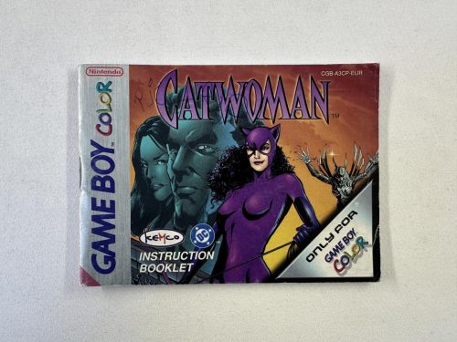 Catwoman Handleiding Nintendo Gameboy Color