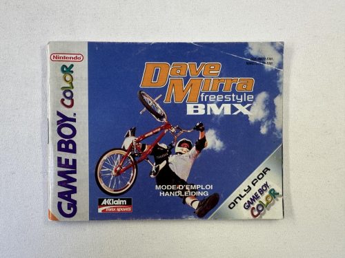 Dave Mirra Freestyle BMX Handleiding Nintendo Gameboy Color