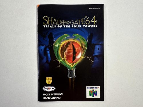 Shadowgate 64 Tales of the Four Towers Handleiding Nintendo 64 - N64