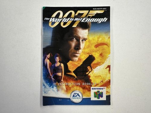 The World is Not Enough James Bond 007 Handleiding Nintendo 64 - N64