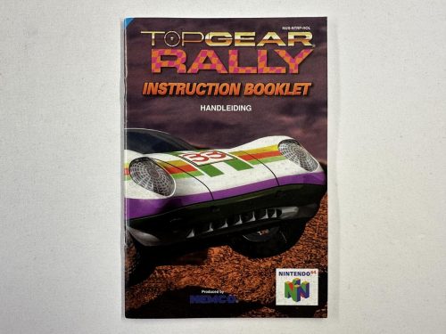 Top Gear Rally Handleiding Nintendo 64 - N64
