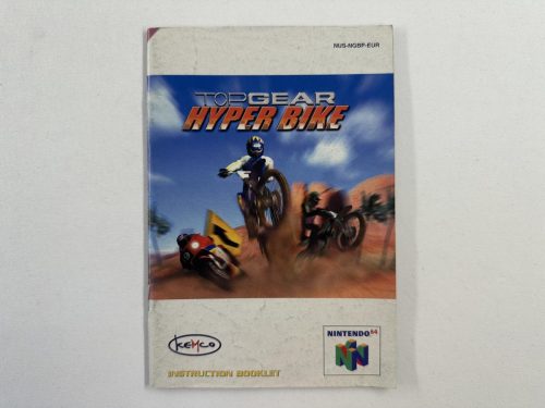 Top Gear Hyper Bike Handleiding Nintendo 64 - N64