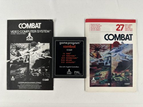 Combat + Handleiding CX2601 - Atari 2600