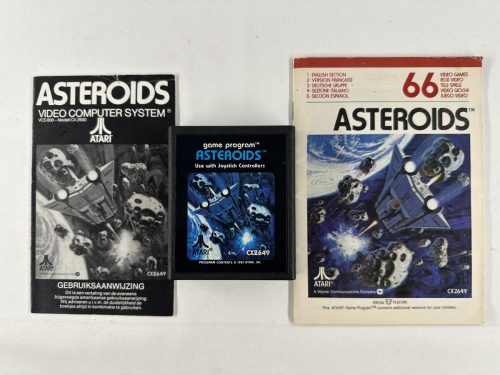 Asteroids + Handleiding CX2649 - Atari 2600