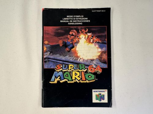 Super Mario 64 Handleiding Nintendo 64 - N64