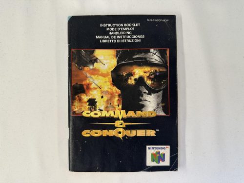 Command & Conquer Handleiding Nintendo 64 - N64