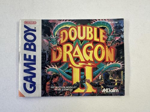 Double Dragon 2 Handleiding Nintendo Gameboy