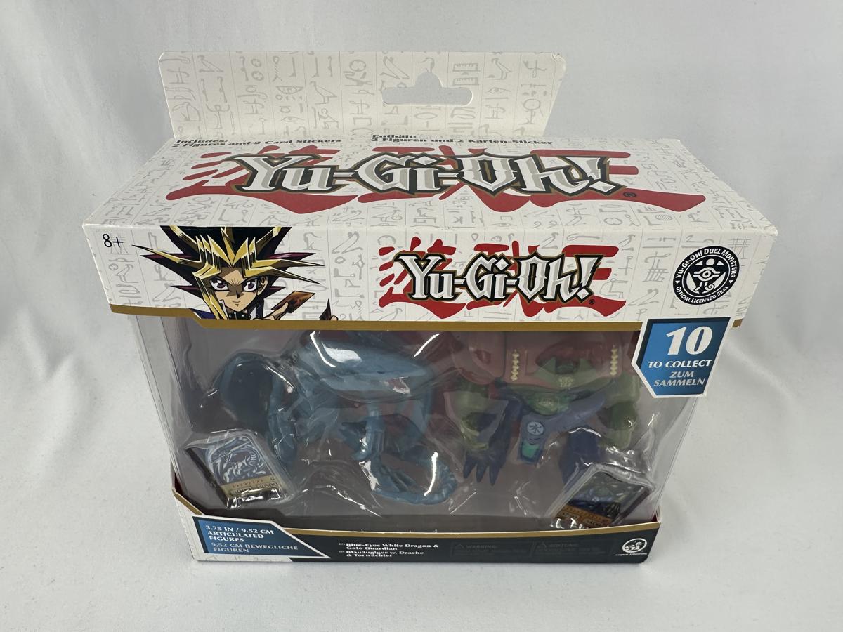 Yu-Gi-Oh Double Battle Pack Figures Blue-Eyes White Dragon & Gate Guardian - Nieuw