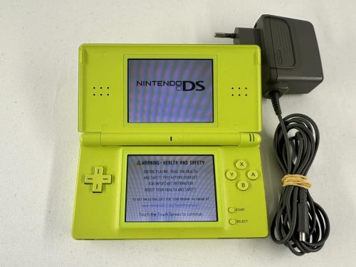 Nintendo DS Lite Lime Groen handheld spelcomputer + oplader