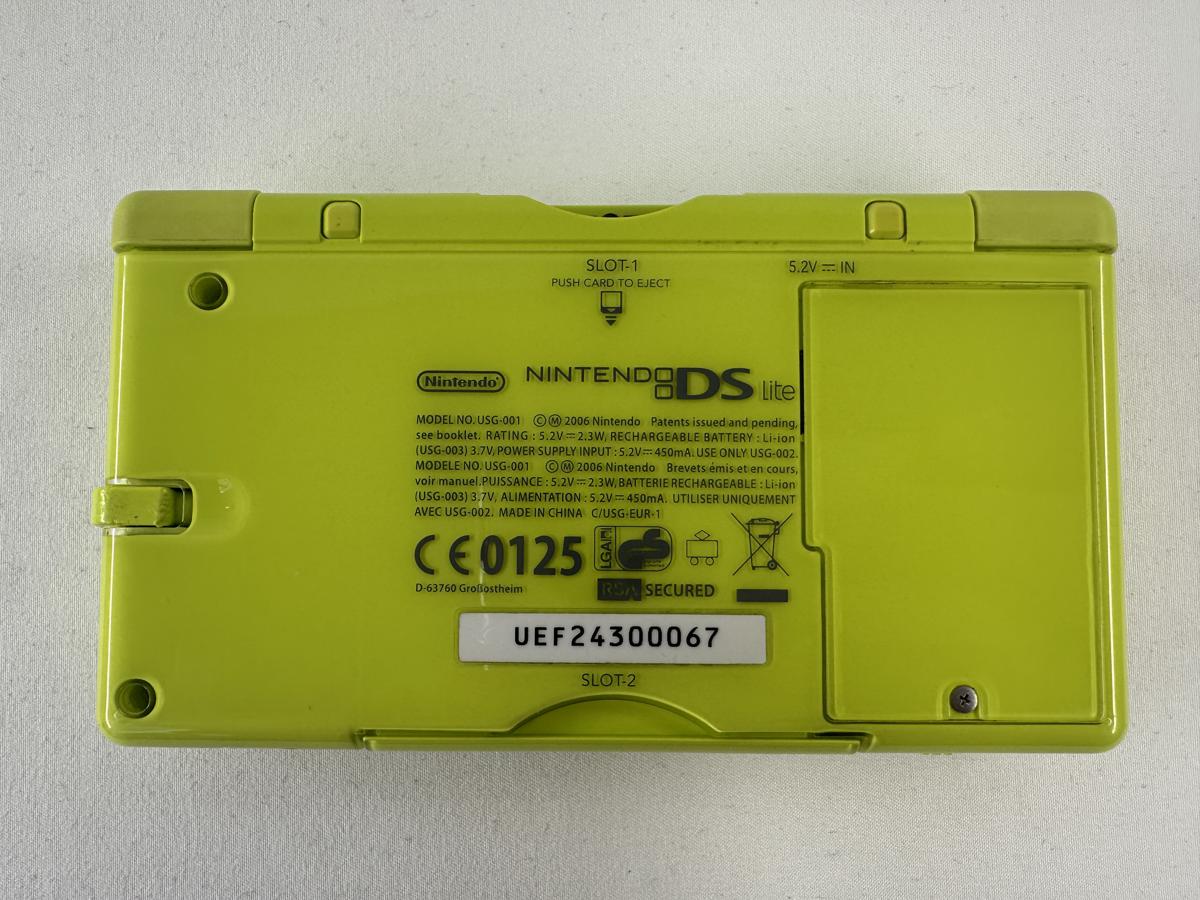 Nintendo DS Lite Lime Groen handheld spelcomputer + oplader - Afbeelding 10
