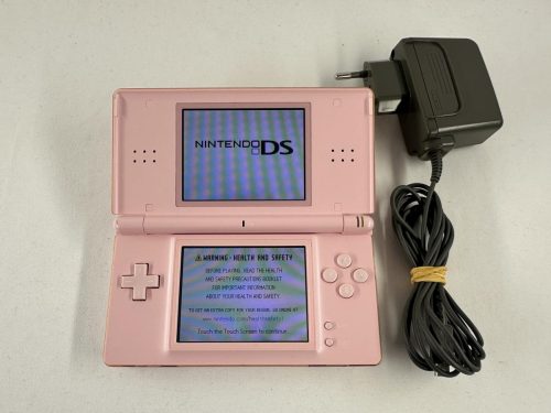 Nintendo DS Lite Roze / Pink handheld spelcomputer + oplader - Nette staat