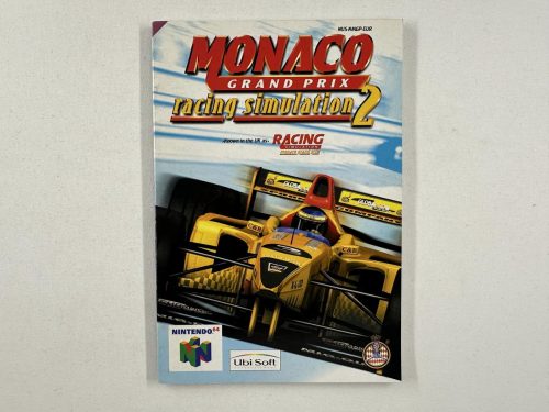 Monaco Grand Prix Racing Simulator 2 Handleiding Nintendo 64 - N64