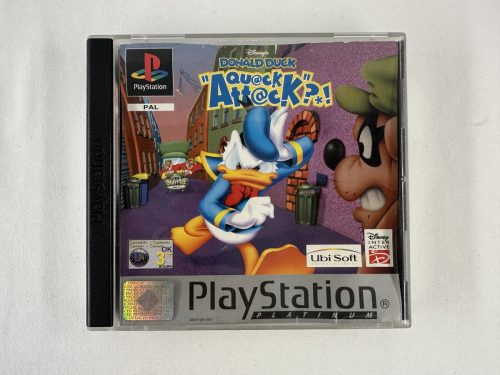 Disney Donald Duck Quack Attack Playstation 1 Platinum - PS1