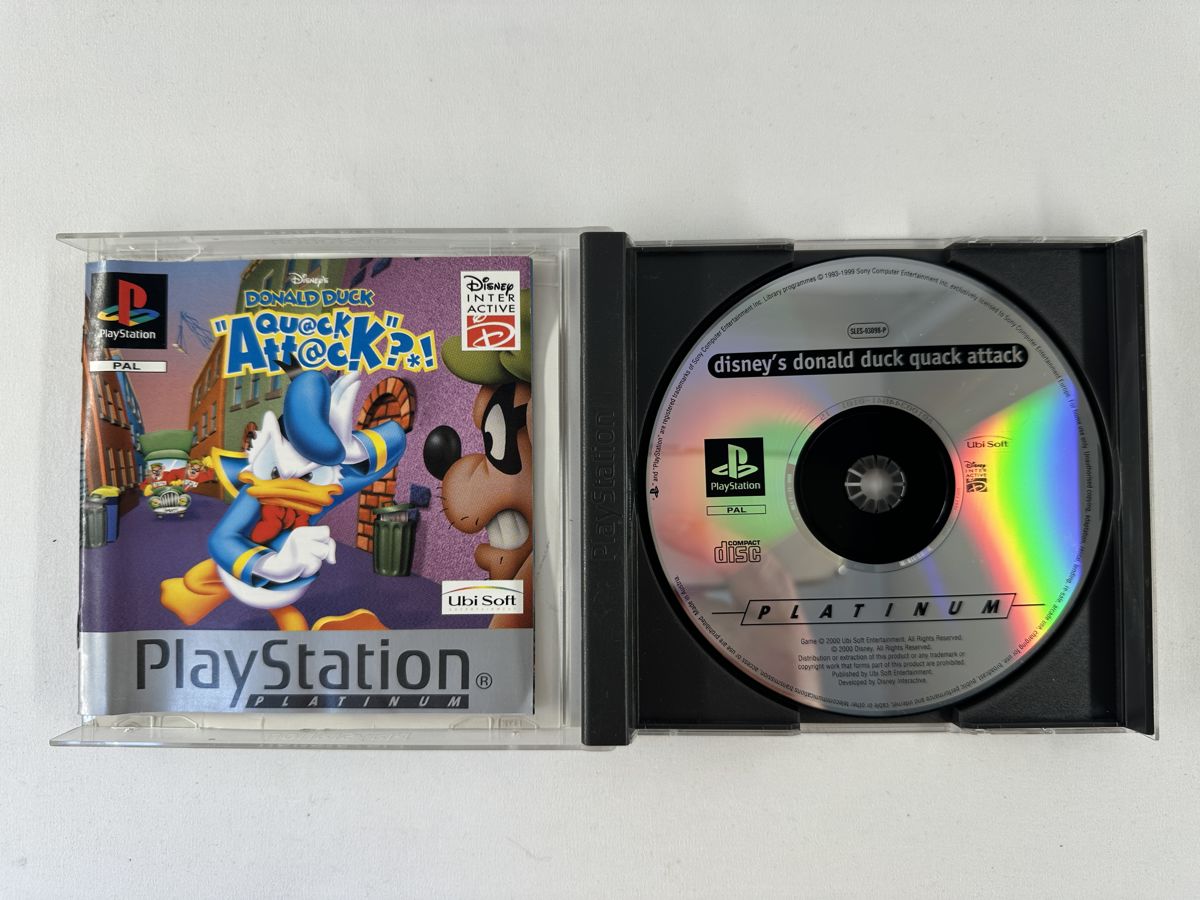 Disney Donald Duck Quack Attack Playstation 1 Platinum - PS1 - Afbeelding 2