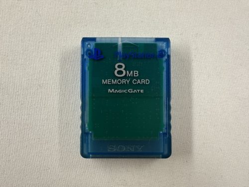Playstation 2 Memory Card clear blue - PS2