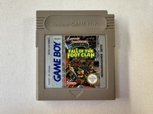 Teenage Mutant Ninja Turtles Fall of the Foot Clan Nintendo Gameboy