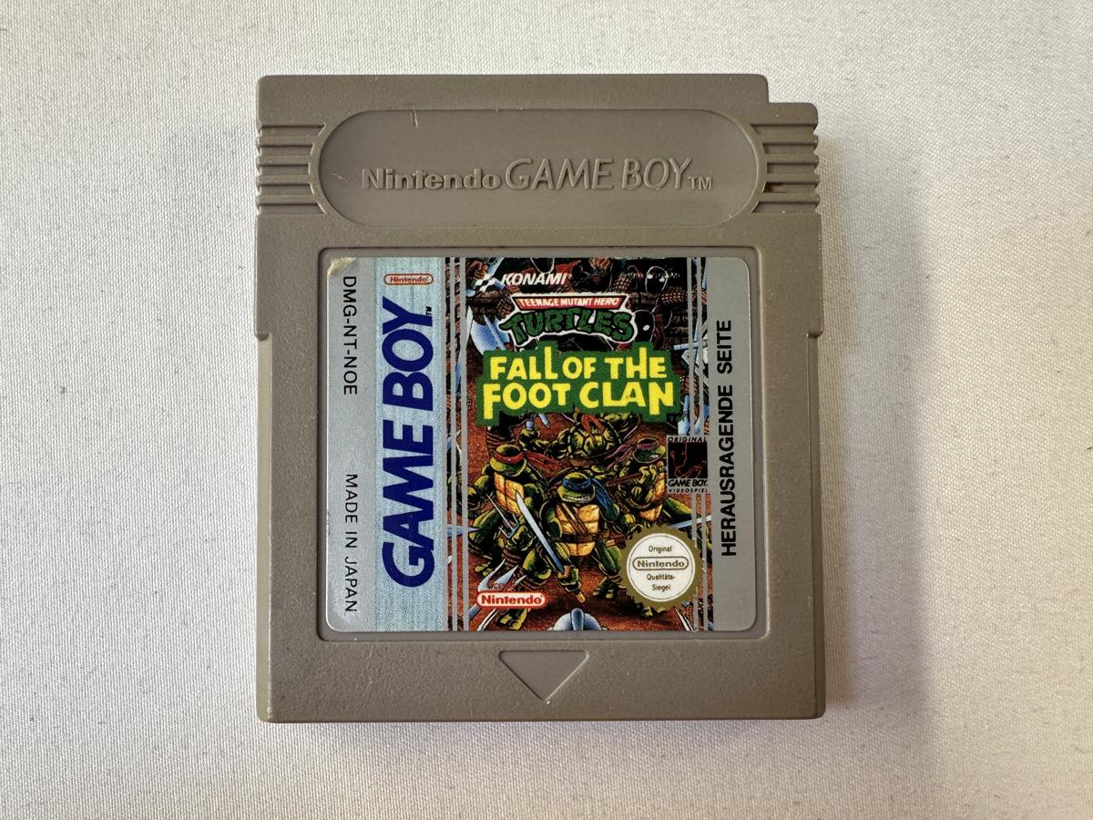 Teenage Mutant Ninja Turtles Fall of the Foot Clan Nintendo Gameboy