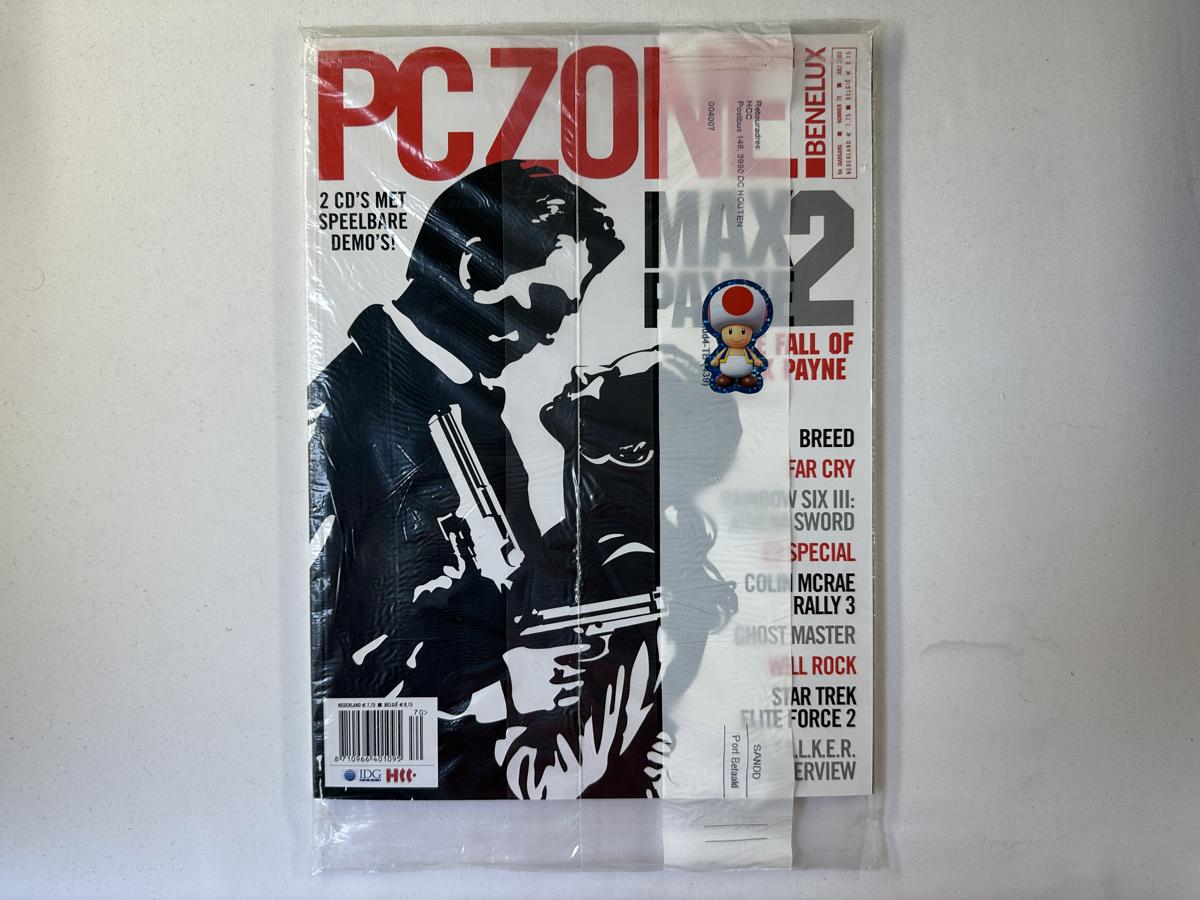 PC Zone Benelux Tijdschrift SEALED - Nr. 70 juli 2003 + 2 Demo Discs