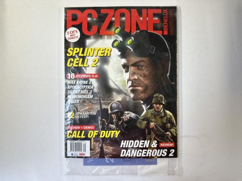 PC Zone Benelux Tijdschrift SEALED - Nr. 75 december 2003 + 2 Demo Discs