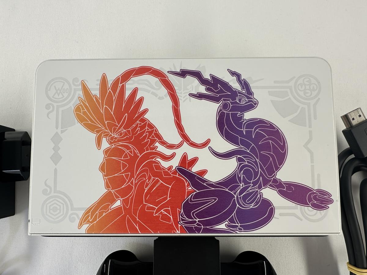 Nintendo Switch OLED Pokemon Scarlet & Violet Limited Edition - Afbeelding 3