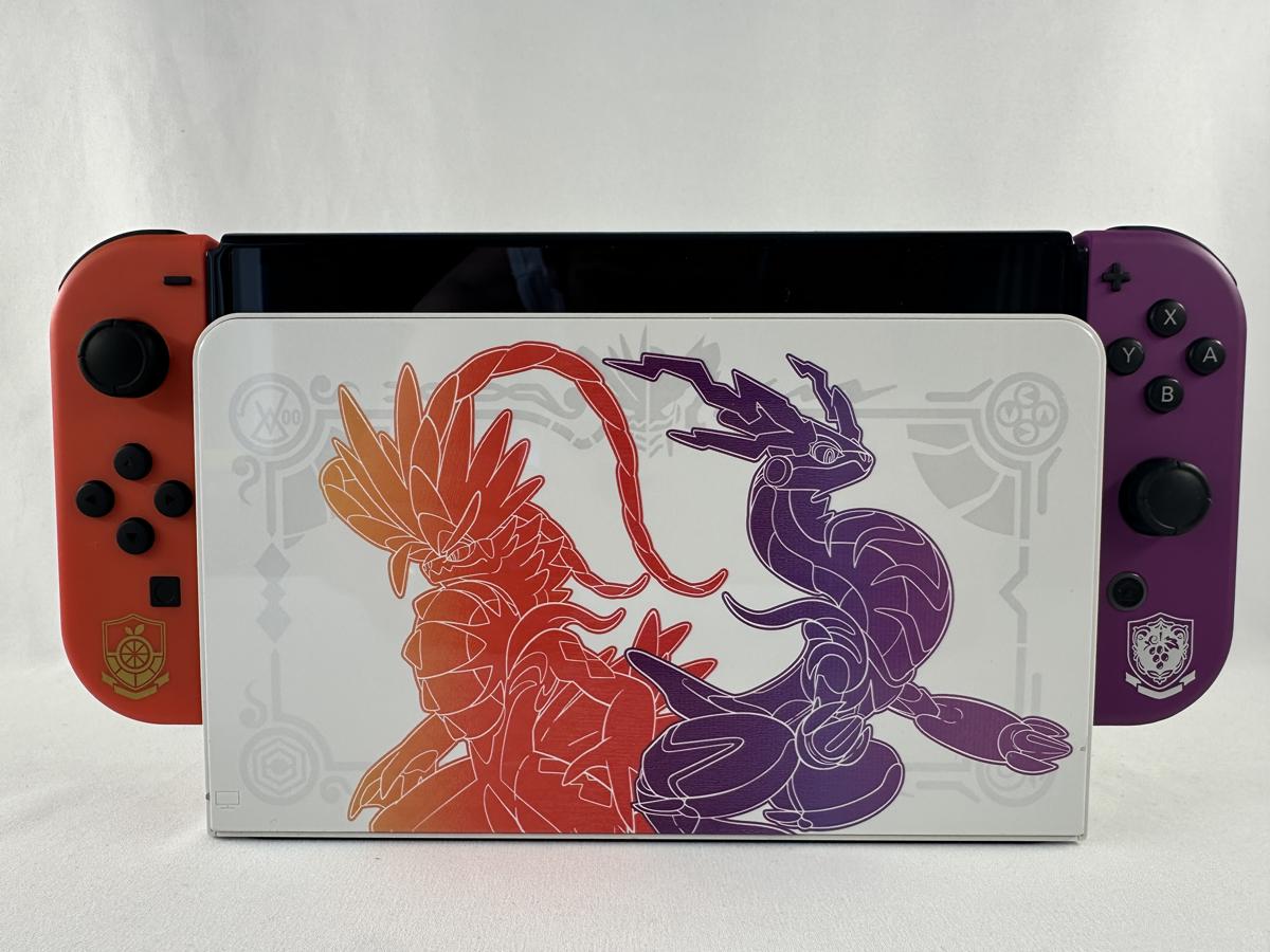 Nintendo Switch OLED Pokemon Scarlet & Violet Limited Edition - Afbeelding 8