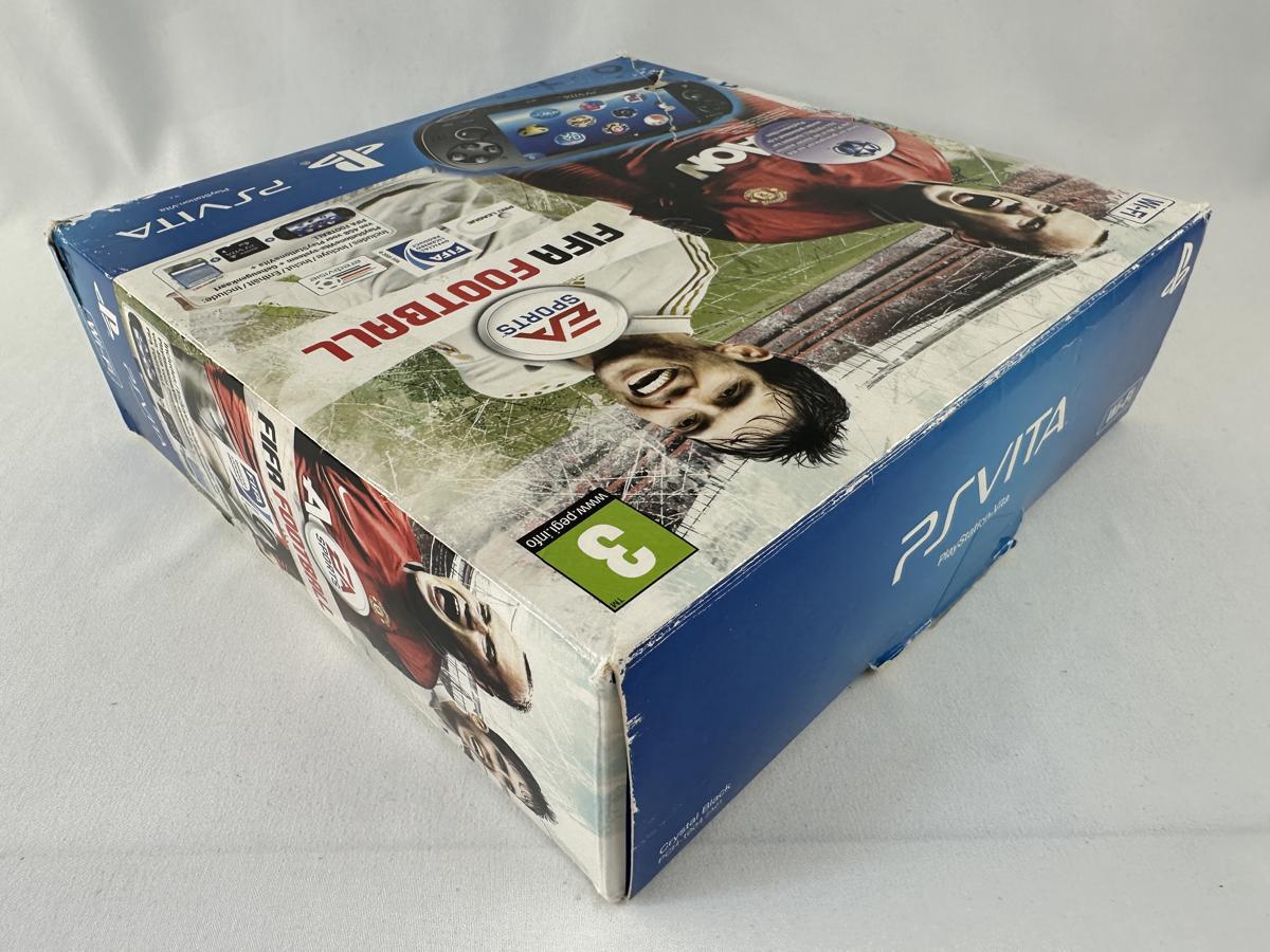 PS Vita Crystal Black FIFA Football Bundel Compleet - PCH-1004 - Nette staat - Afbeelding 27