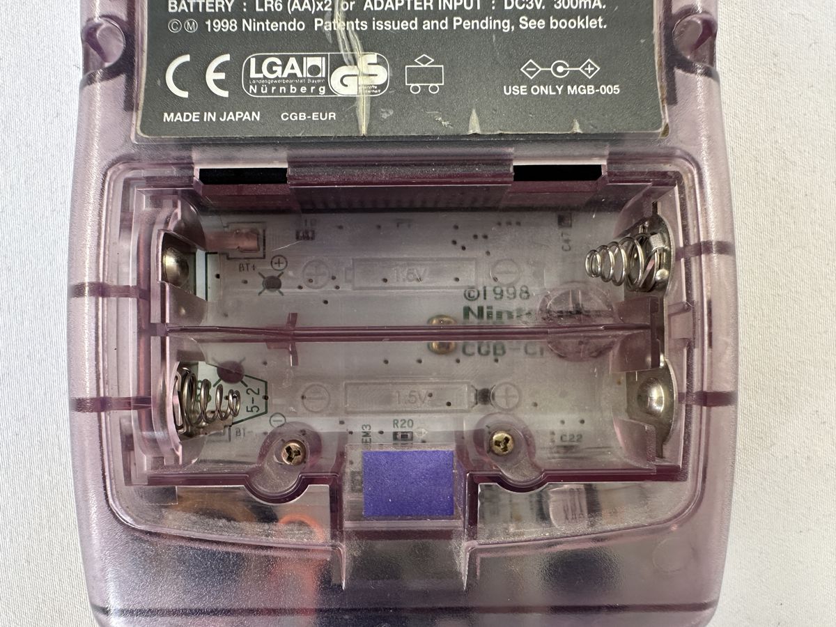 Gameboy Color Clear Purple / Paars - CGB-001 - Afbeelding 10