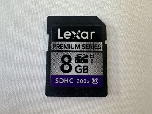 SD Kaart 8GB - SDHC - Lexar
