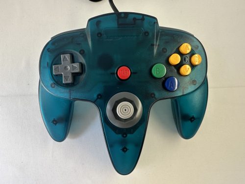 Nintendo 64 Controller Clear Blue Third Party - N64