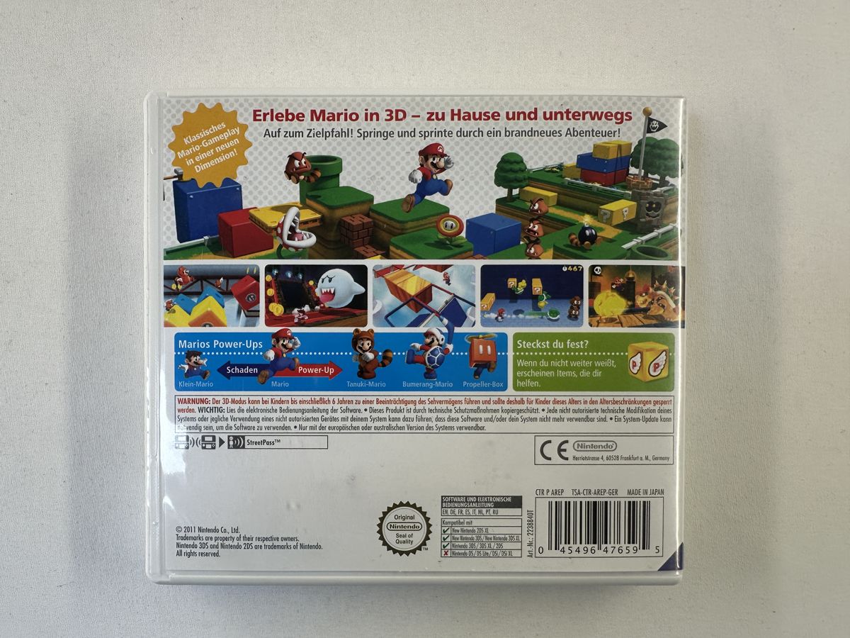 Super Mario 3D Land (Duitse cover) Nintendo 3DS Selects - Afbeelding 4