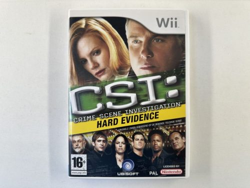 CSI Crime Scene Investigation Hard Evidence Nintendo Wii