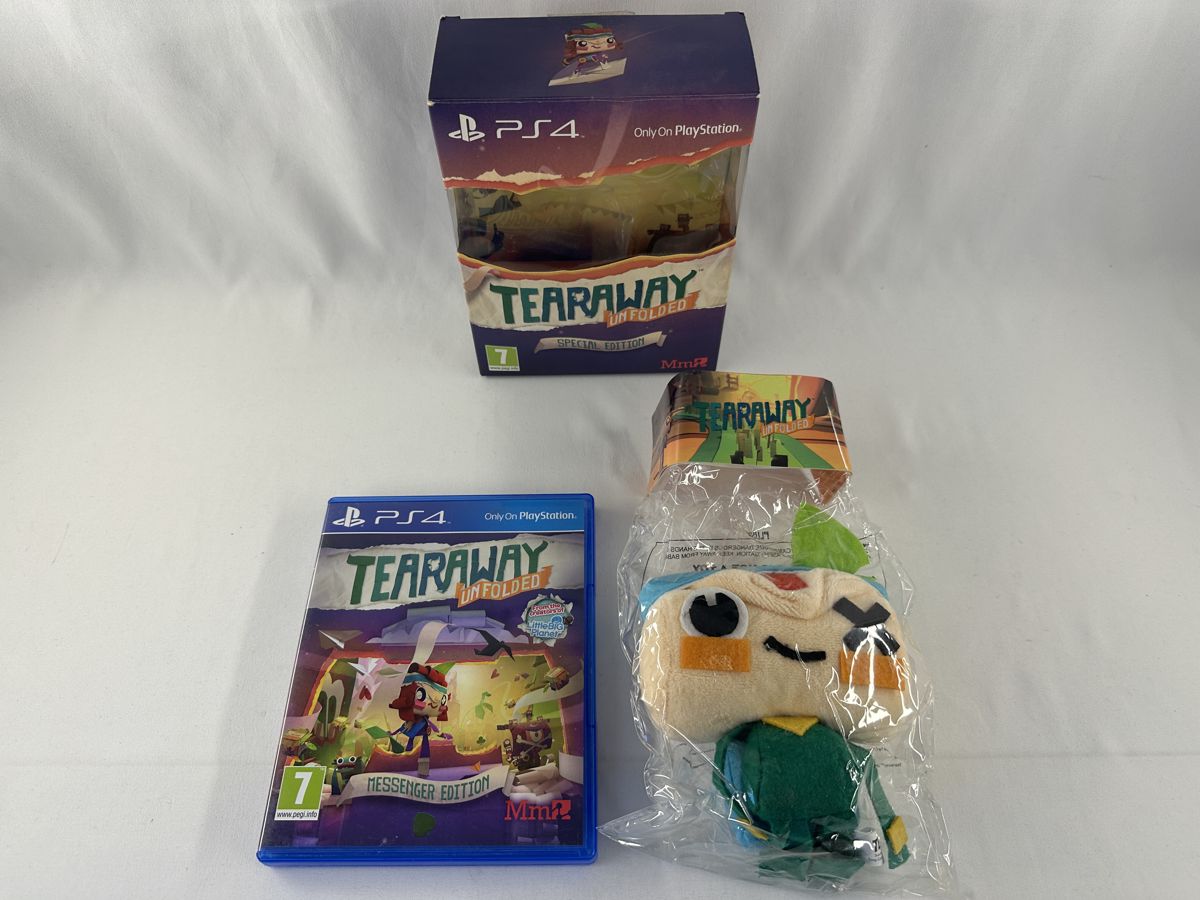 Tearaway Unfolded Special Edition + knuffel Playstation 4 - PS4 - Afbeelding 2