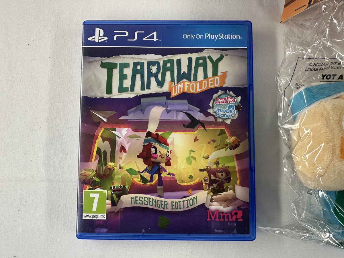 Tearaway Unfolded Special Edition + knuffel Playstation 4 - PS4 - Afbeelding 3